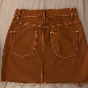 Pumpkin Mini Skirt